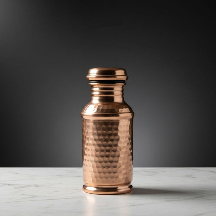 Bakırzen verzinnte Kupferwasserflasche 450 ml (15,22 fl oz) - Exporgin | Türkiye Kommt zu Dir