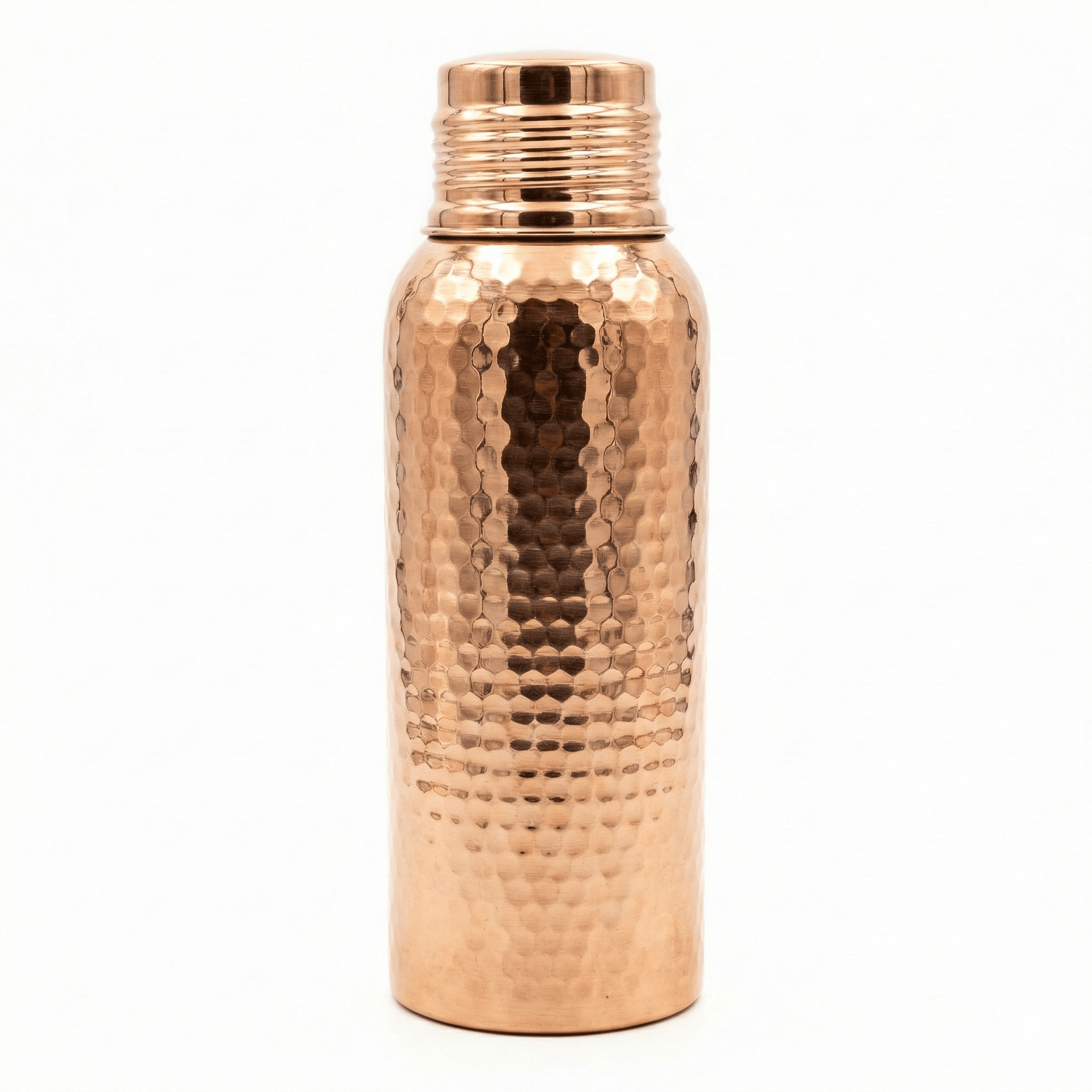 Bakırzen Tinned Pure Copper Water Bottle 750ml (25.36 fl oz) - Exporgin | Türkiye Comes to You