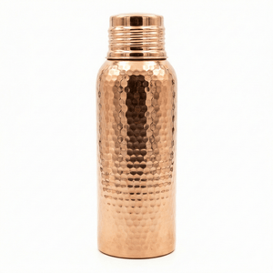 Bakırzen Tinned Pure Copper Water Bottle 750ml (25.36 fl oz) - Exporgin | Türkiye Comes to You