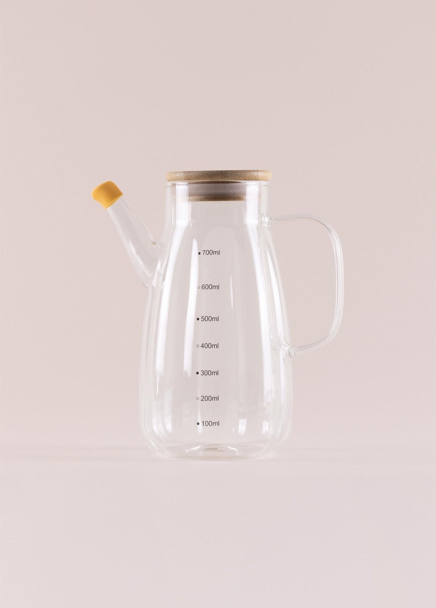 Bamboo Glass Olive Oil Bottle 700 cc SSE0039 - Exporgin | Türkiye Comes to You