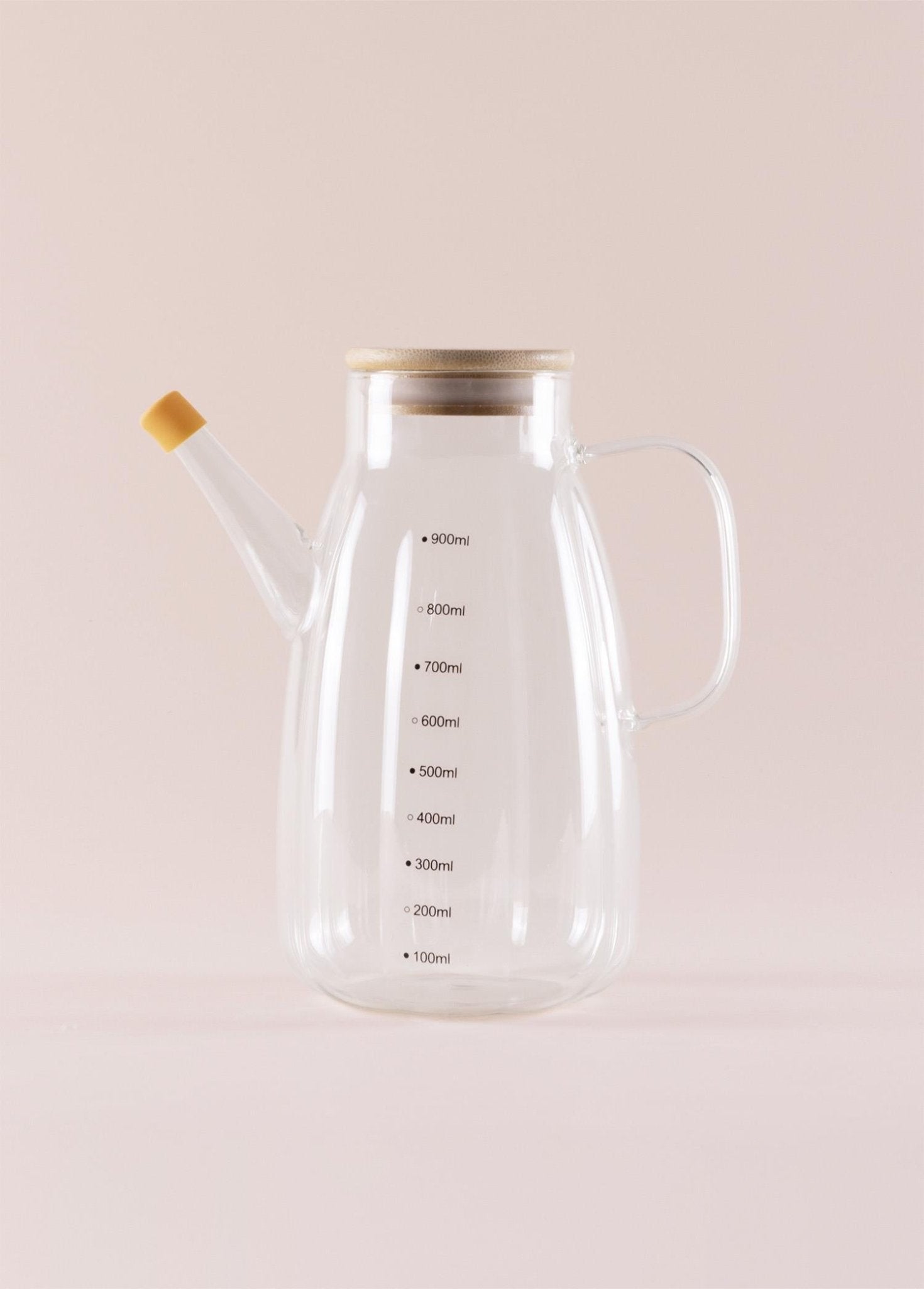 Bamboo Glass Olive Oil Bottle 900 cc SSE0040 - Exporgin | Türkiye Comes to You