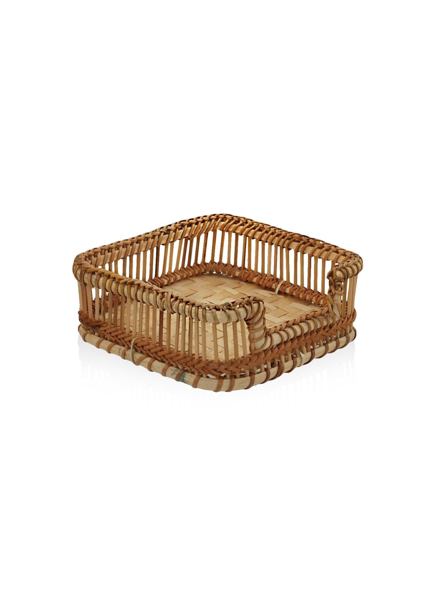 Bamboo Napkin Holder Natural 18x4x6 cm - Exporgin - Global Shopping Site