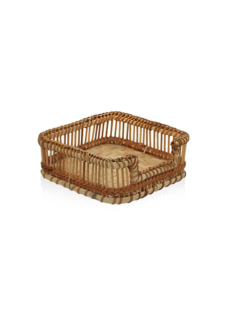 Bamboo Napkin Holder Natural 18x4x6 cm - Exporgin - Global Shopping Site