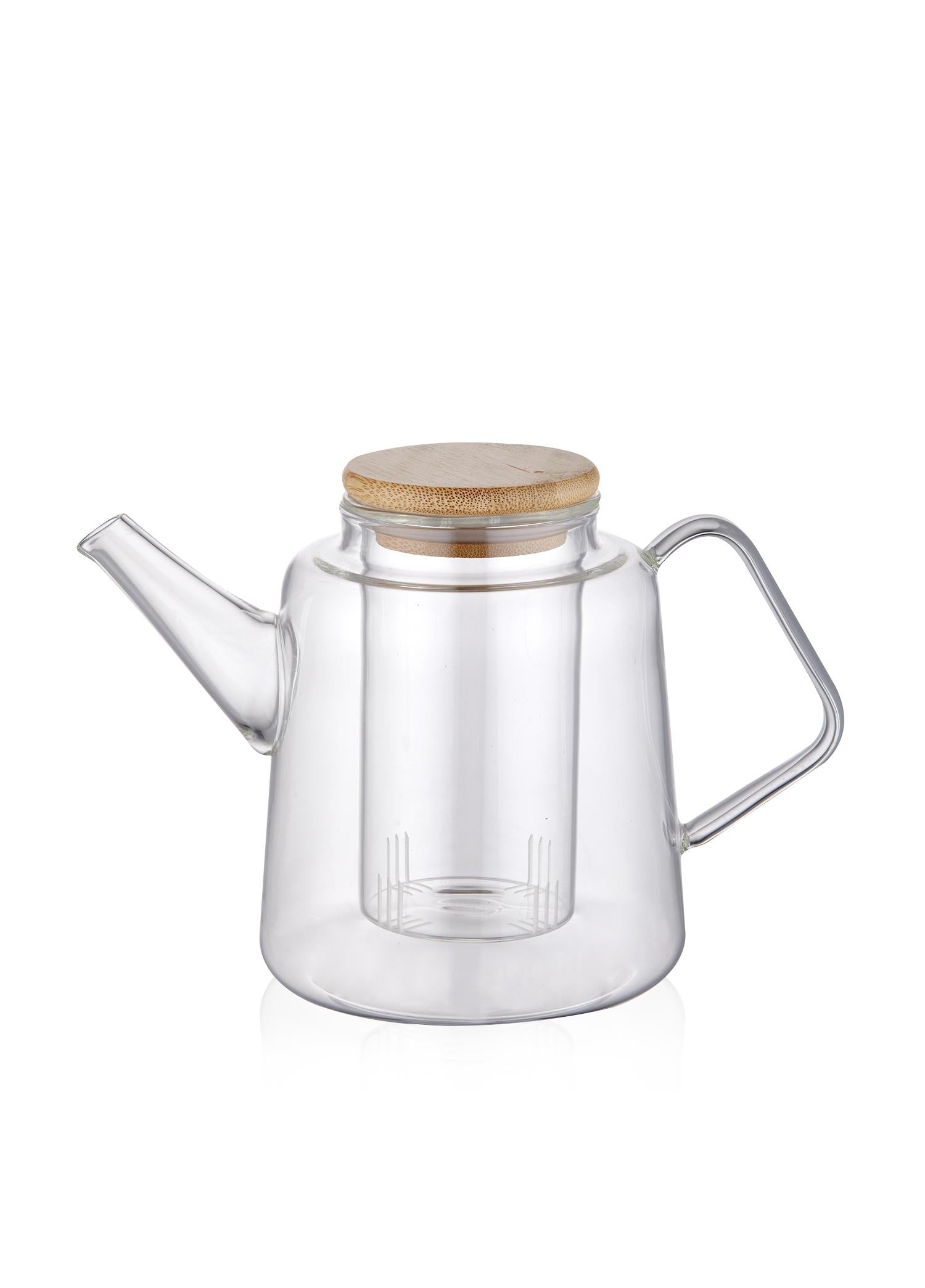 Bamboo Lid Strainer Teapot 800 ml