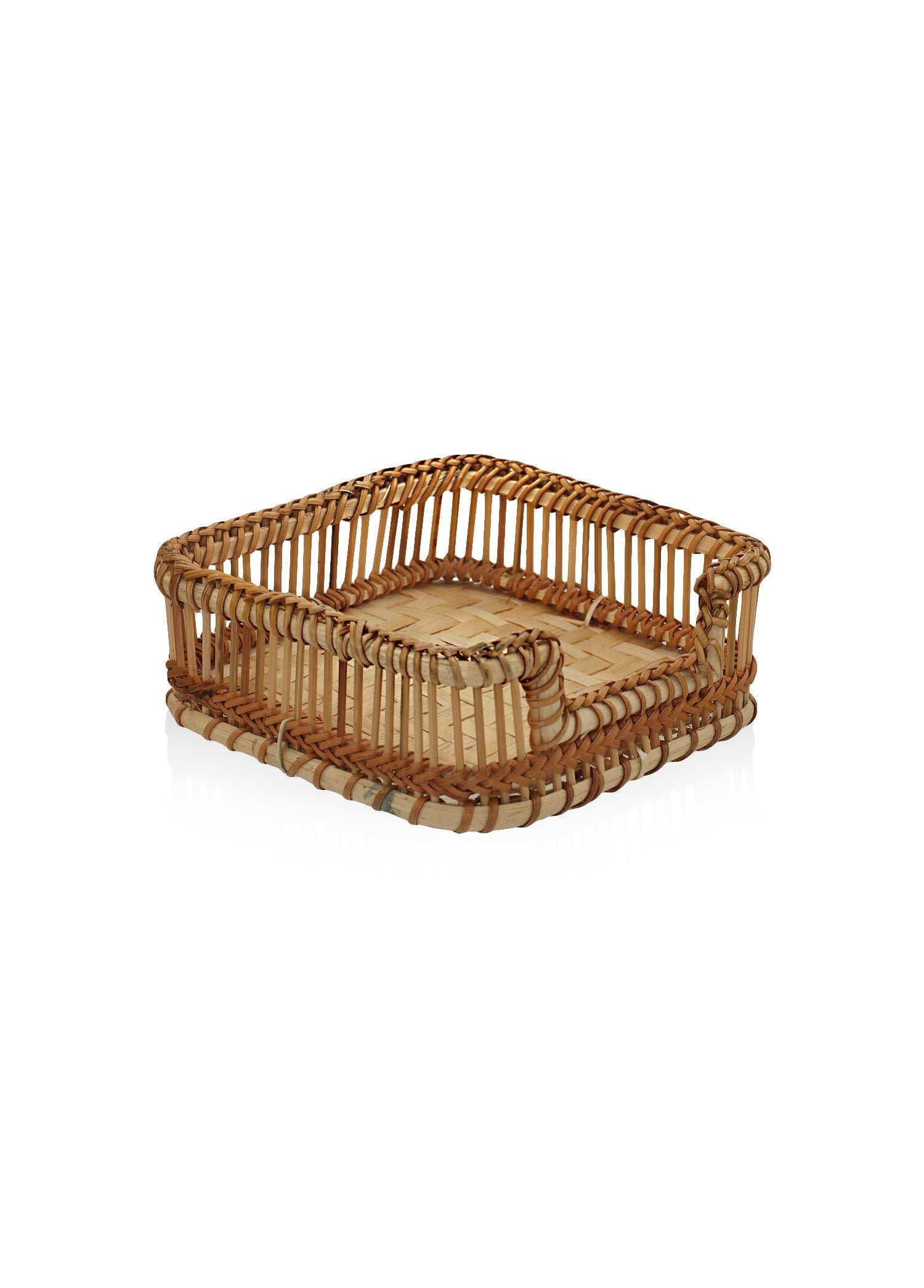 Bamboo Napkin Holder Natural 18x4x6 cm