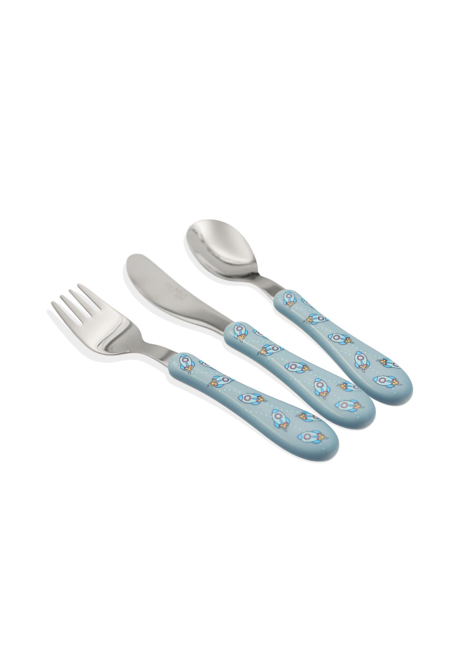 Baby Cutlery Set Rocket 3 Piece