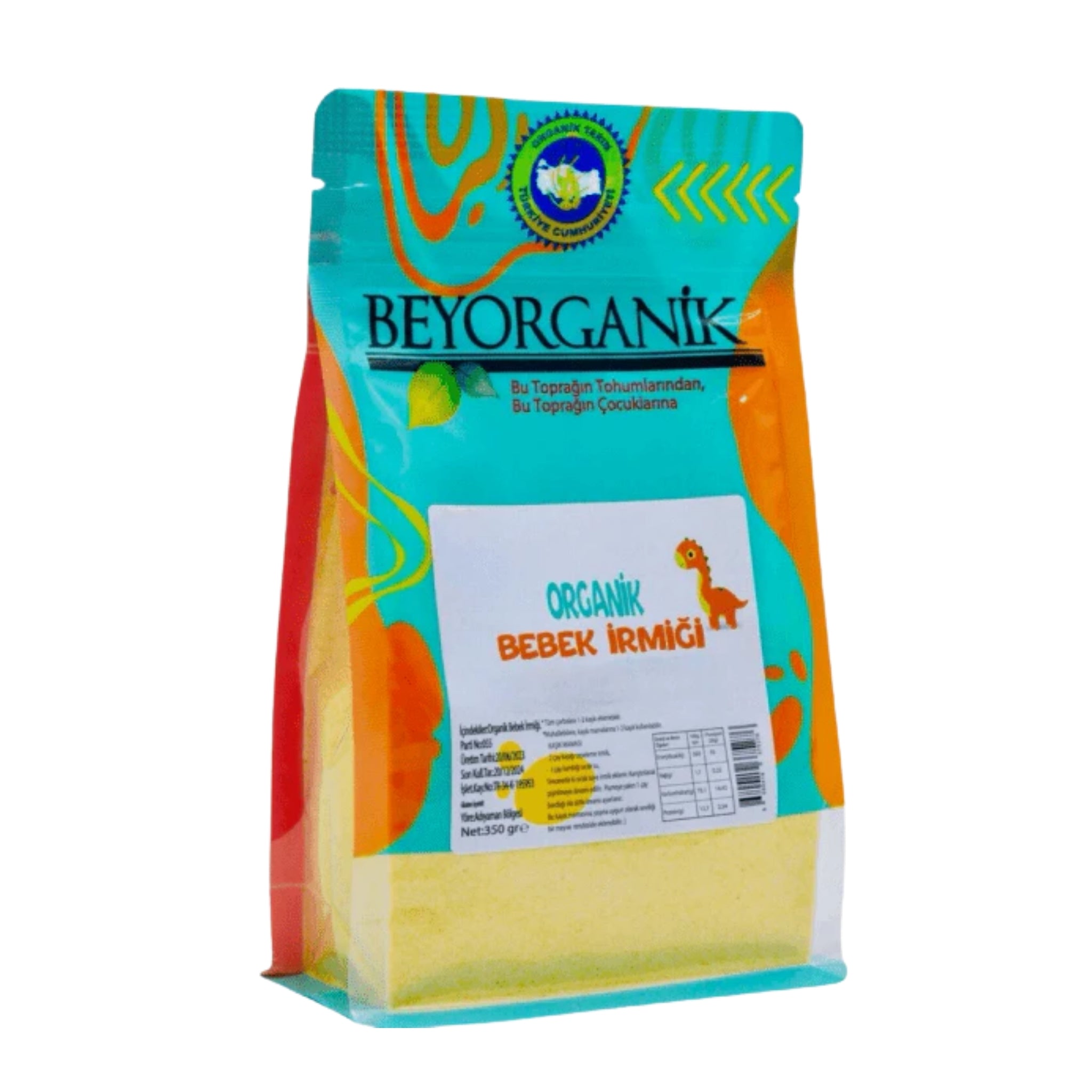 Beyorganik Organic Baby Semolina 350g (12.35 oz) - Exporgin | Türkiye Comes to You