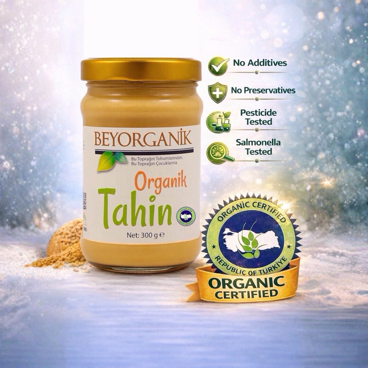 Beyorganik Organic Tahini 300g (10.58 oz) - Exporgin | Türkiye Comes to You