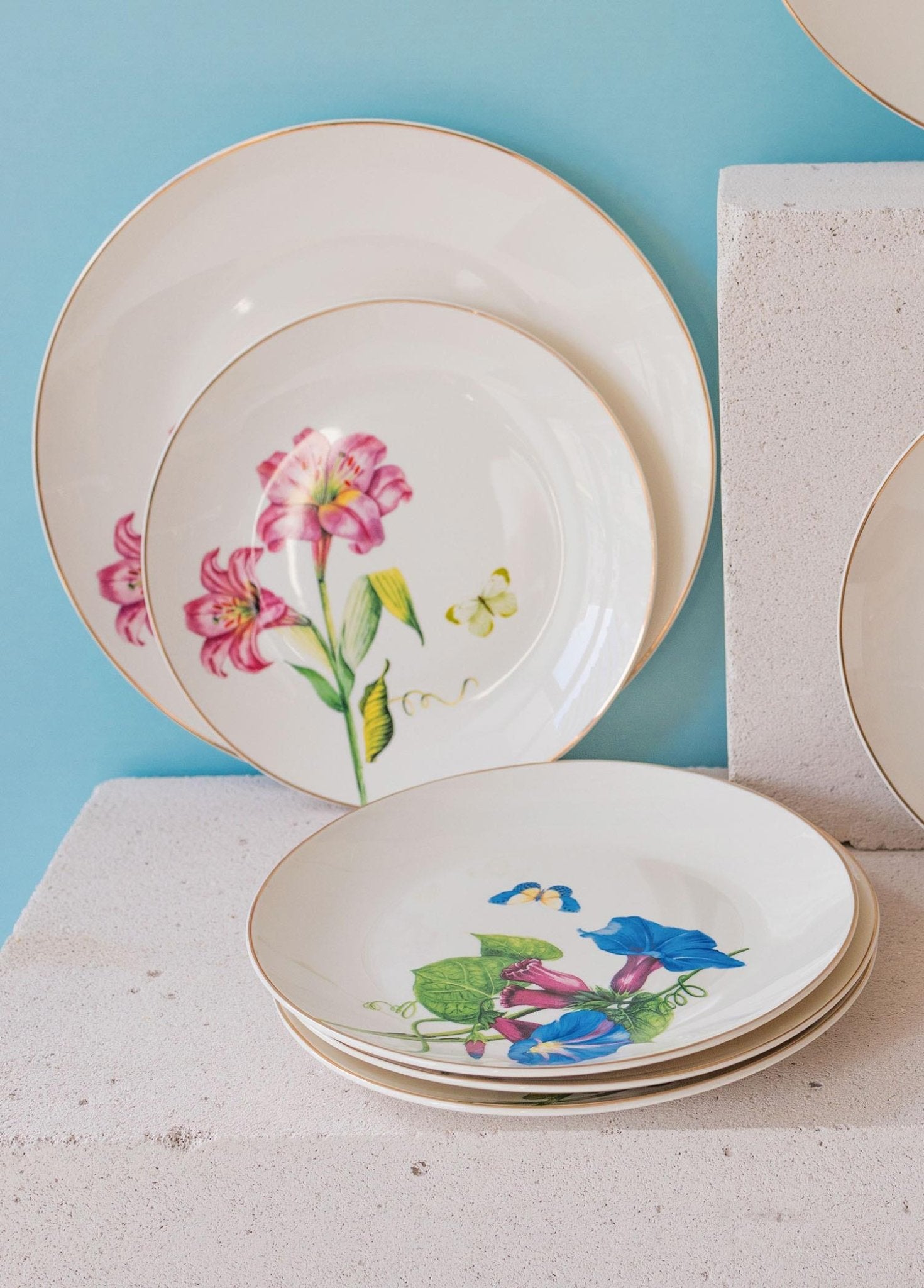 Blomma Cake Plate for 6 People - Exporgin - Global Shopping Site