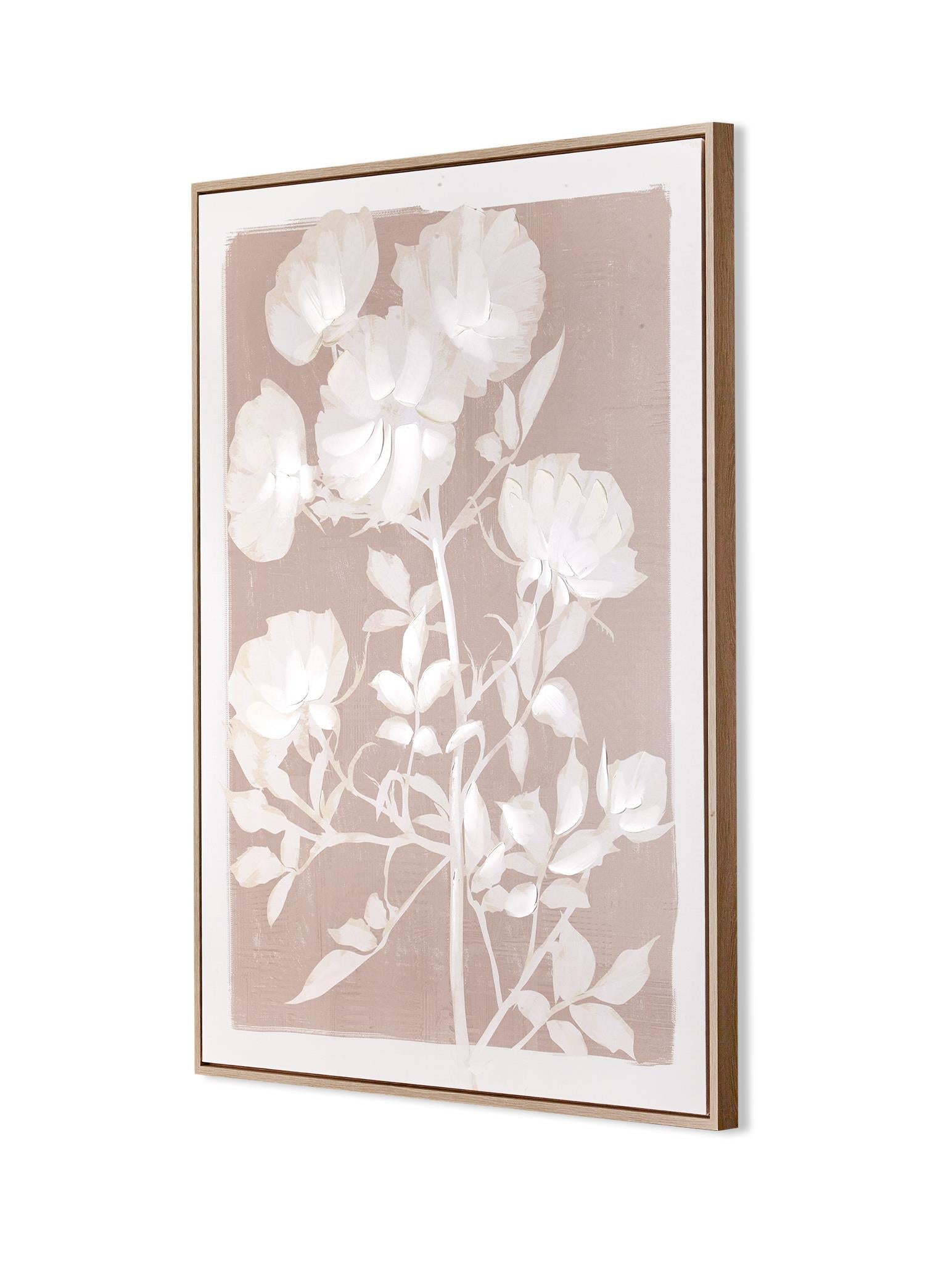 Blomma Canvas Painting Powder 113x85 cm