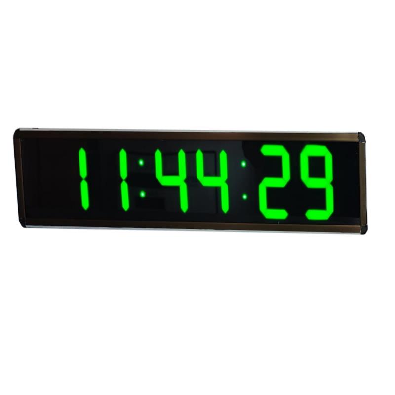 Seconds Digital Clock with Bold Font Display (Case: 20x65 cm- Green)