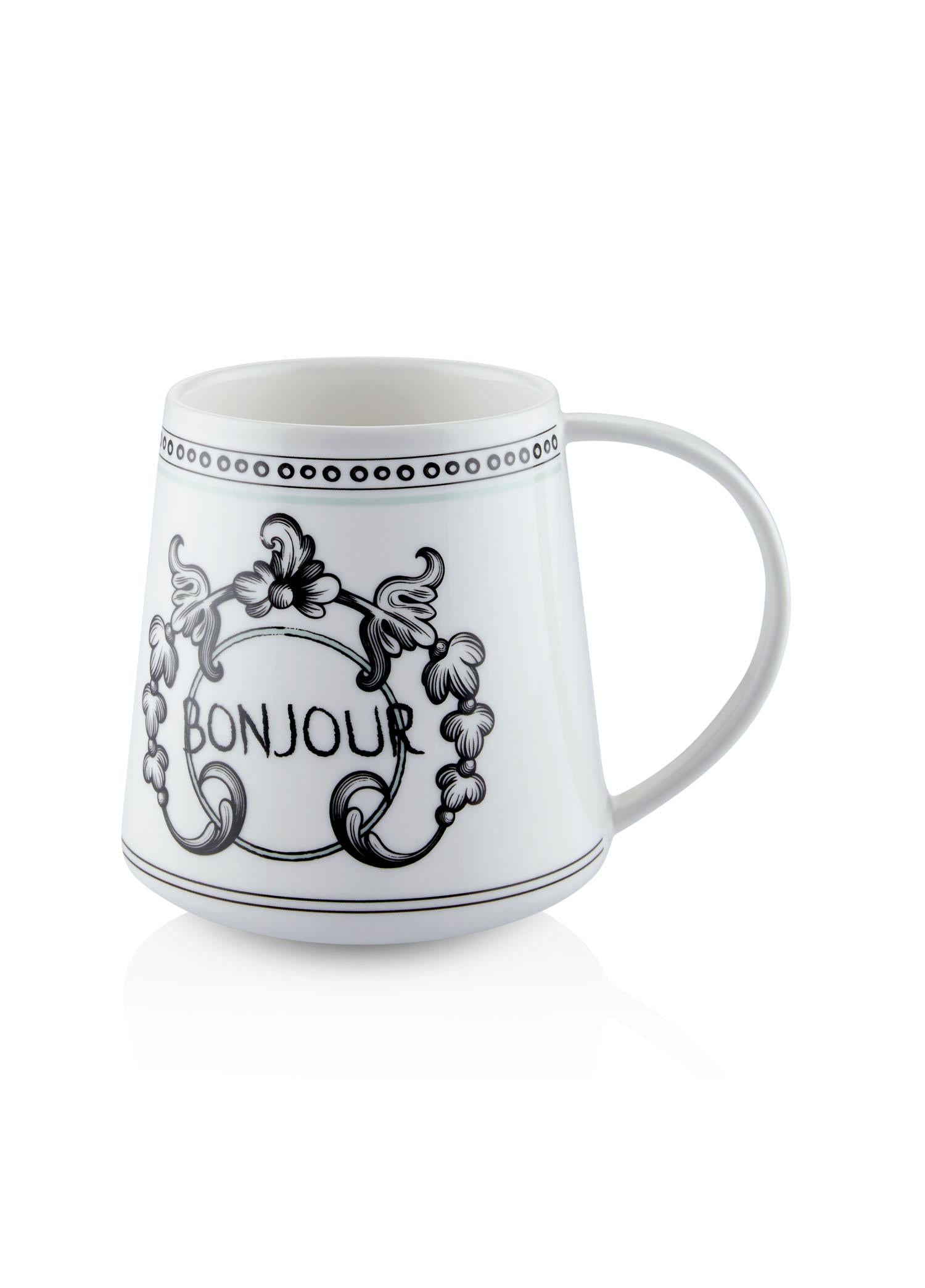 Bonjour Porcelain Mug KPA0257 340 cc