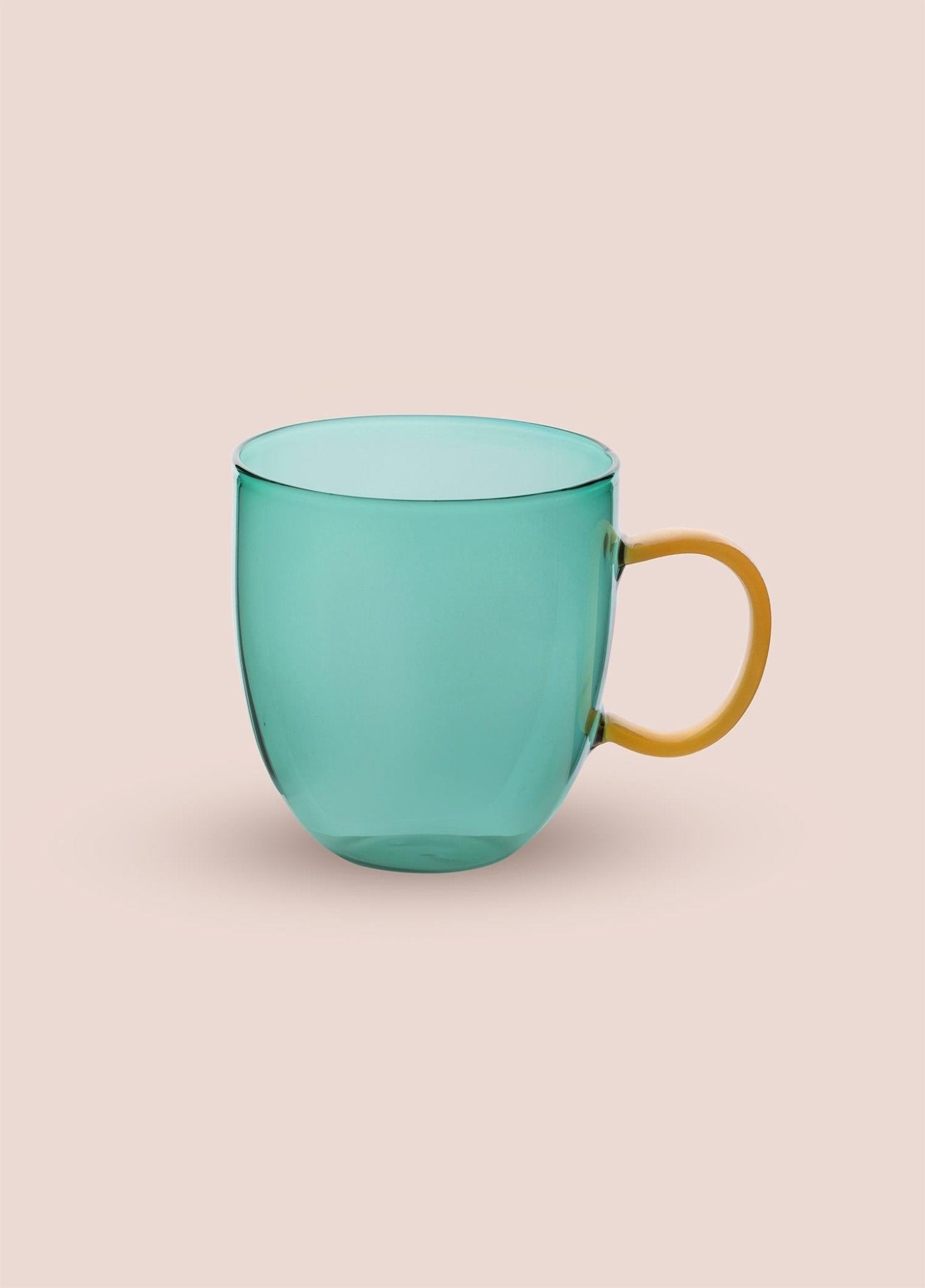 Borosilicate Glass Mug Green 450 ml BRD0134 - Exporgin | Türkiye Comes to You