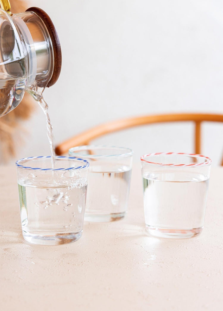 Borosilicate Water Glass Red 320 ml BRD0130 - Exporgin | Türkiye Comes to You