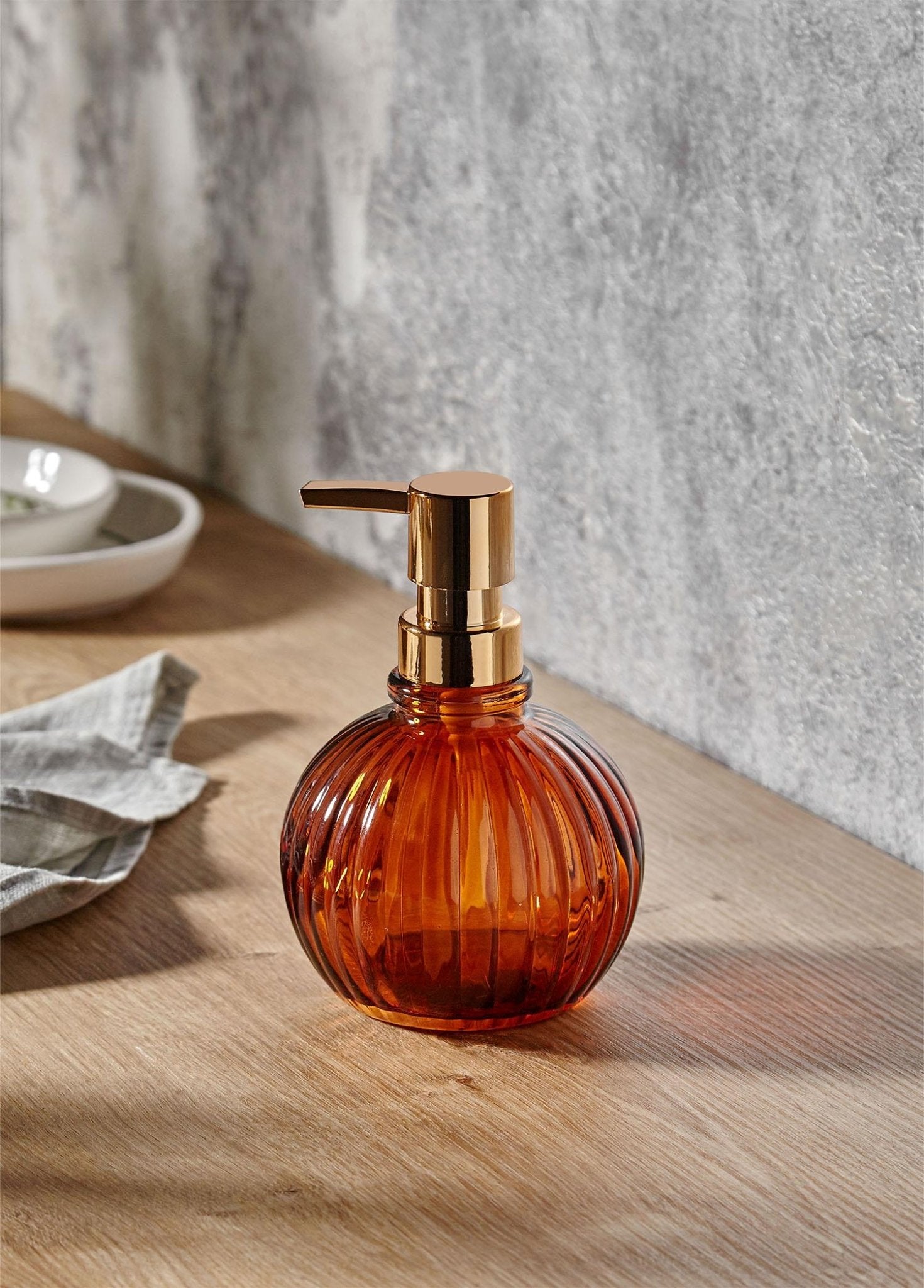 Bubble Liquid Soap Dispenser Amber 350 ml - Exporgin - Global Shopping Site