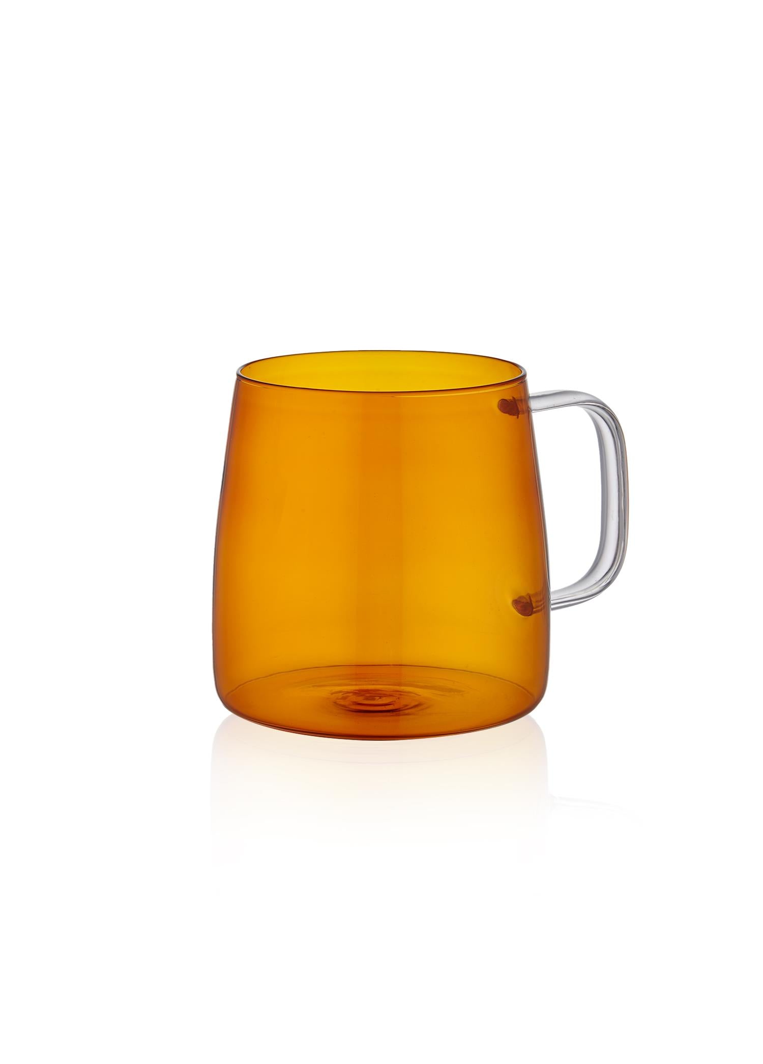 Glass Mug Amber 600 ml BRD0051