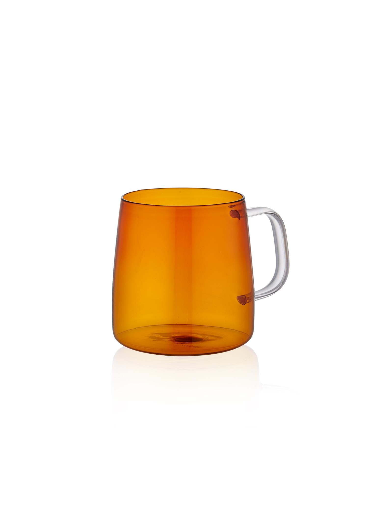 Glass Mug Amber 400 ml BRD0052