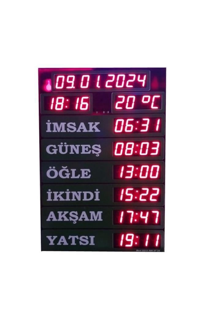 Mosque Prayer Timematic (Case Dimension: 40x60 cm)