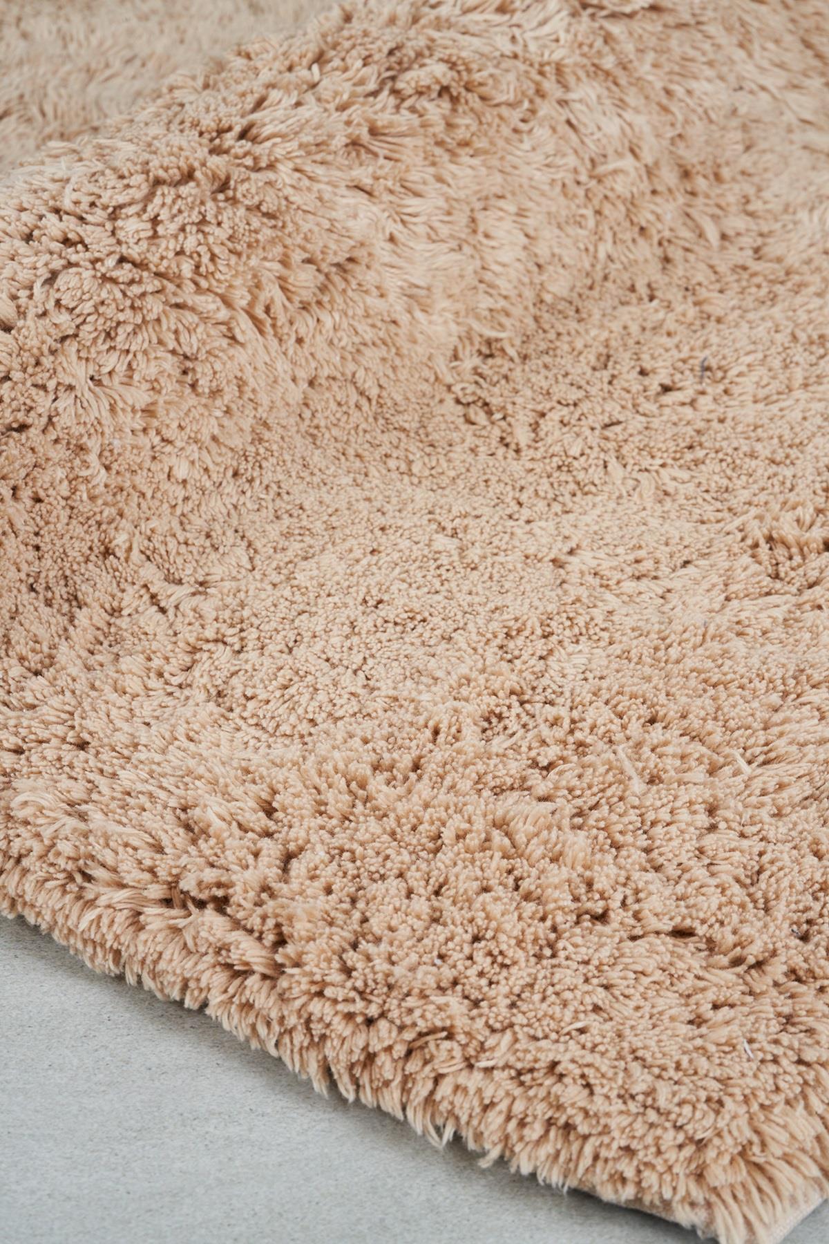 Canggu Natural Cotton 2-Piece Bath Mat Set 60x100+50x60 cm Beige