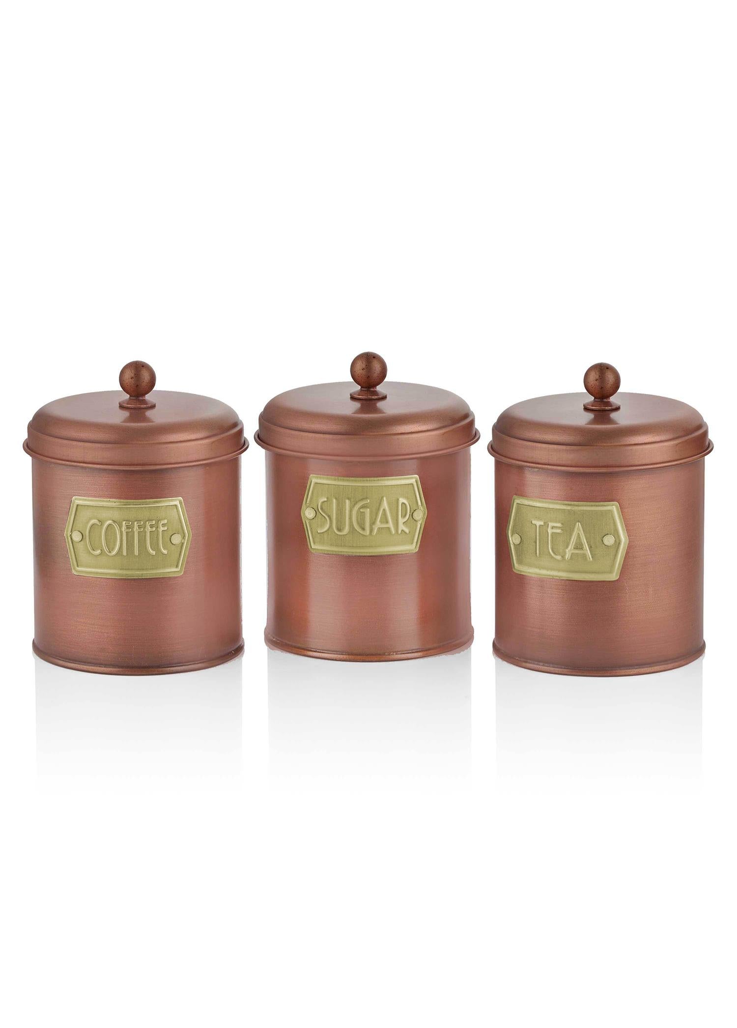 Tea Sugar Coffee Jar Copper 1.30 Lt MGL0021