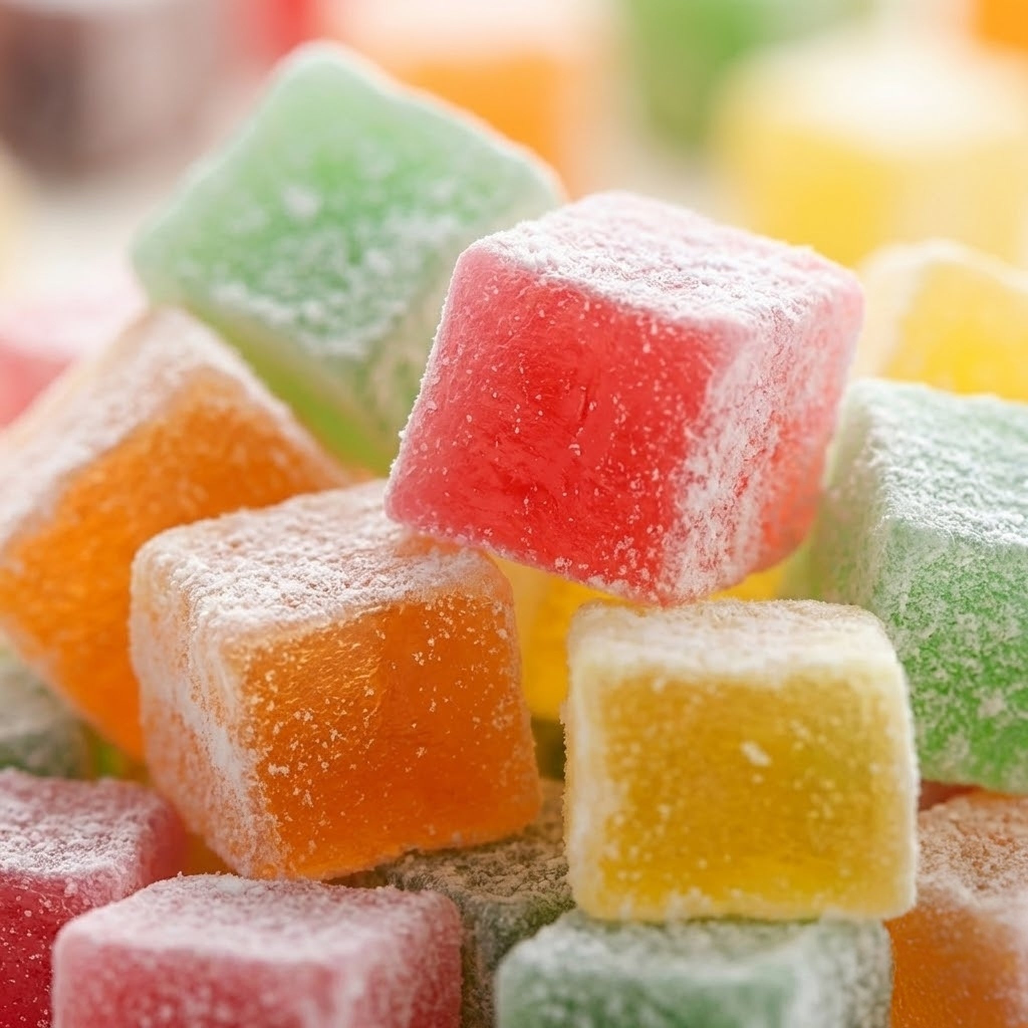 Çelebioğulları Turkish Delight with Assorted Fruit Flavors - Exporgin | Türkiye Comes to You