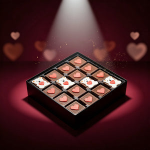 ChocChic Heart Teddy Bear Chocolate Gift Box - Exporgin | Türkiye Comes to You