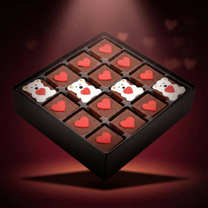 ChocChic Heart Teddy Bear Chocolate Gift Box - Exporgin | Türkiye Comes to You
