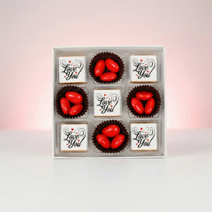 ChocChic Love You Valentine’s Day Chocolate Gift Box - Exporgin | Türkiye Comes to You