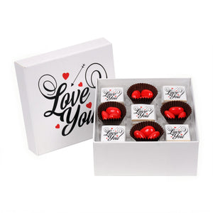 ChocChic Love You Valentine’s Day Chocolate Gift Box - Exporgin | Türkiye Comes to You