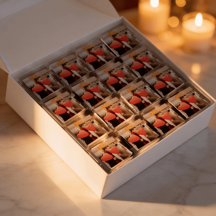 ChocChic Personalized Photo Madlen Chocolate Gift Box - Exporgin | Türkiye Comes to You