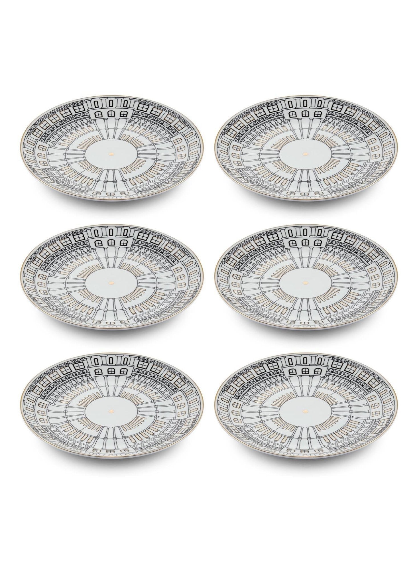 Citta Cake Plate for 6 People - Exporgin - Global Shopping Site