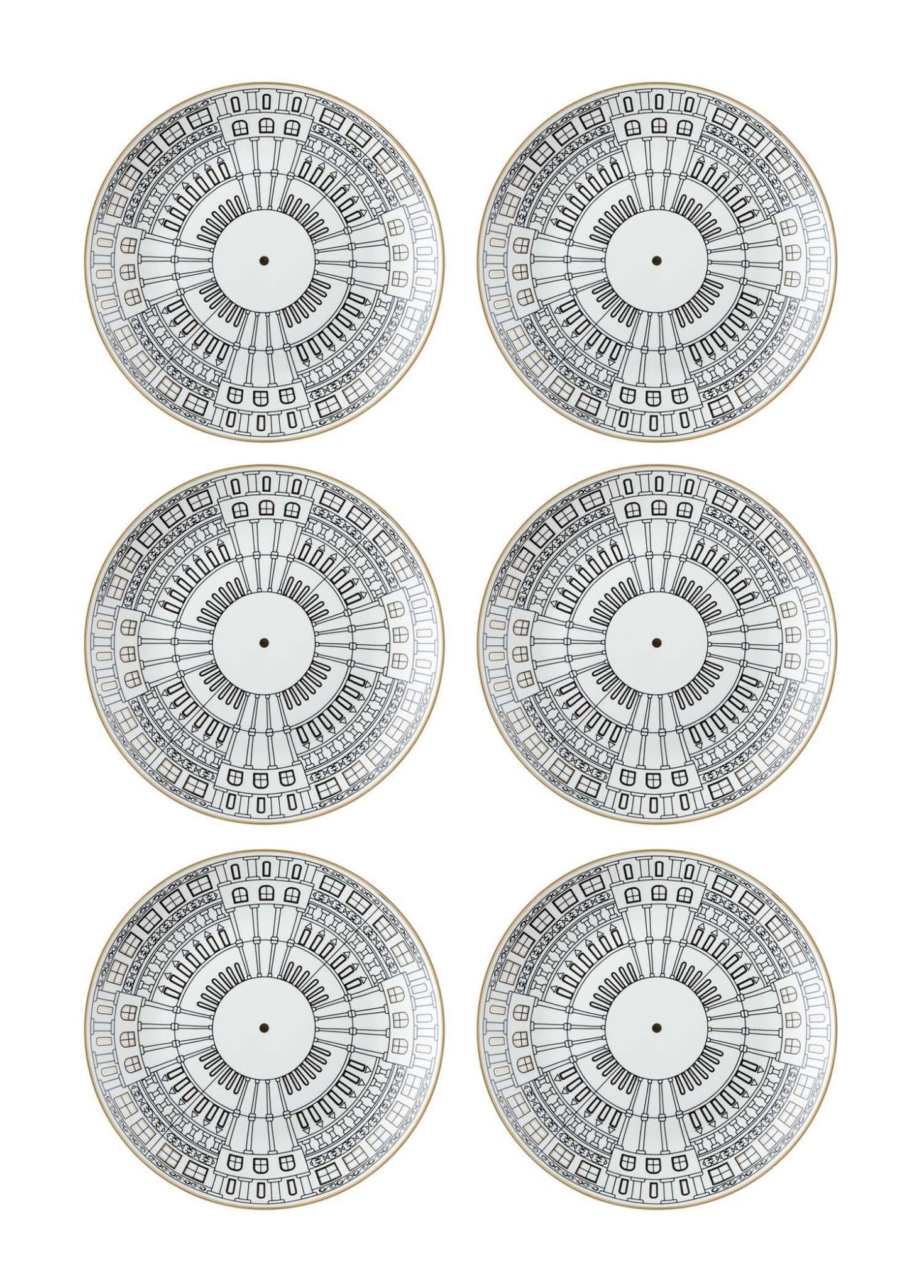 Citta Cake Plate for 6 People - Exporgin - Global Shopping Site