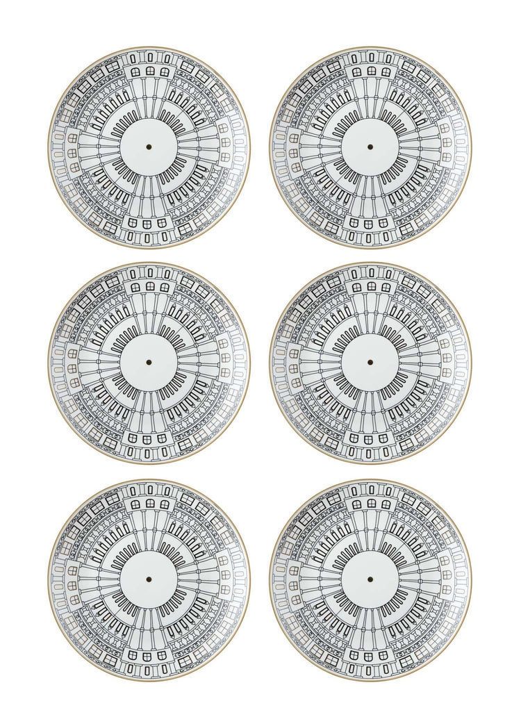 Citta Cake Plate for 6 People - Exporgin - Global Shopping Site