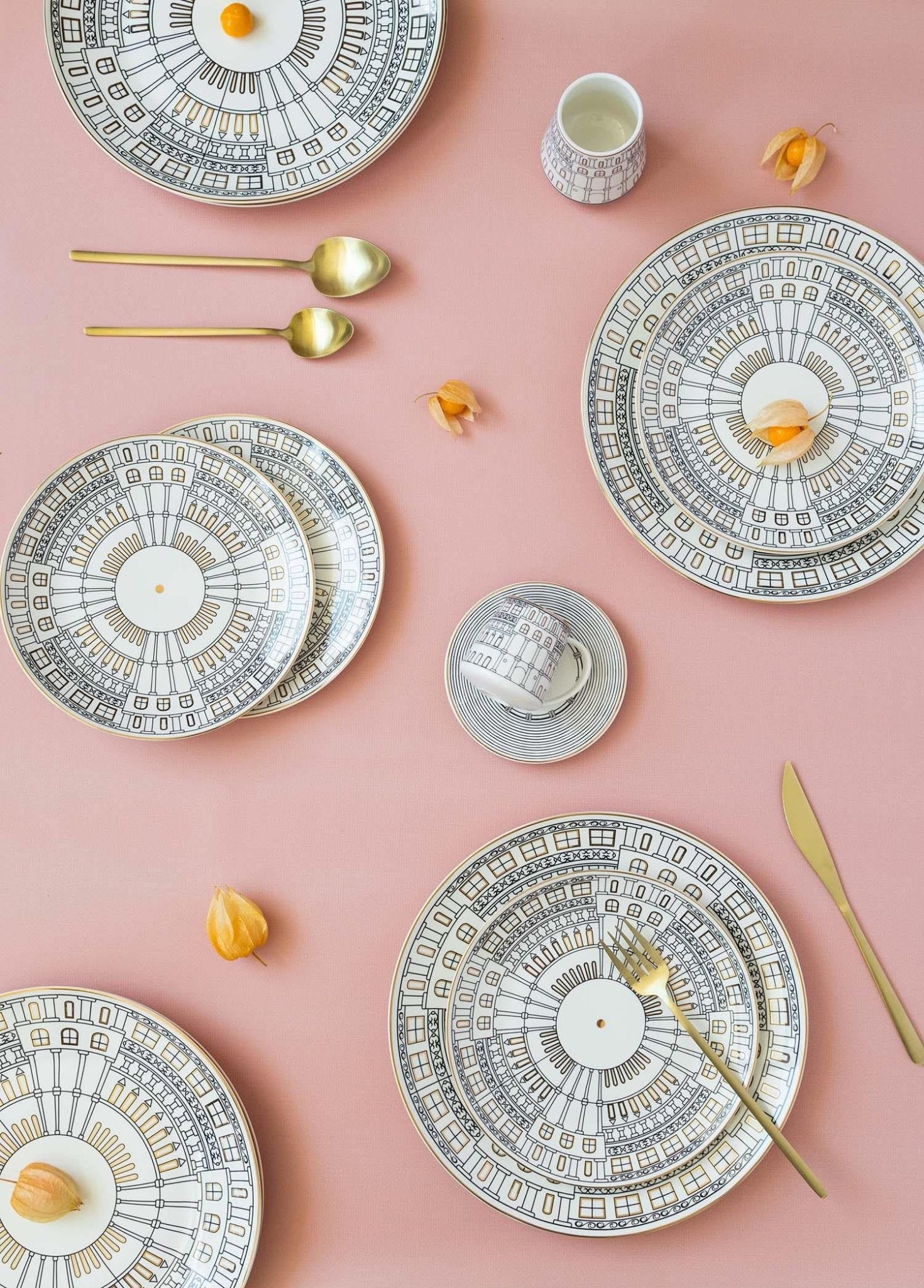 Citta Cake Plate for 6 People - Exporgin - Global Shopping Site