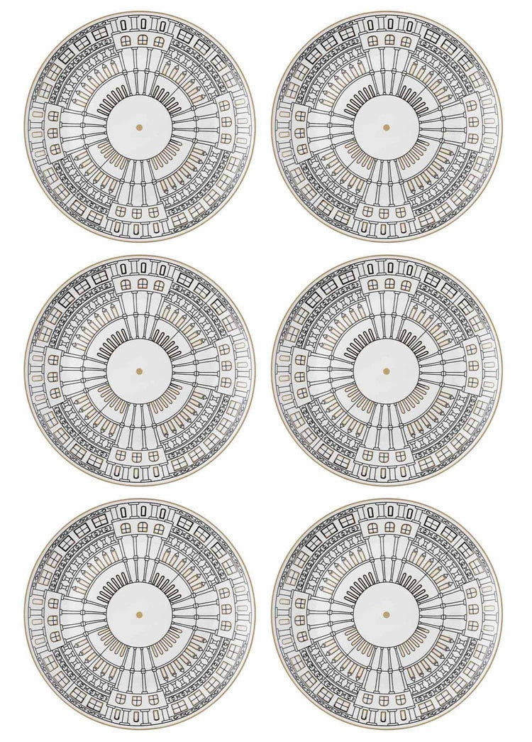 Citta Serving Plate for 6 People - Exporgin | Türkiye Comes to You