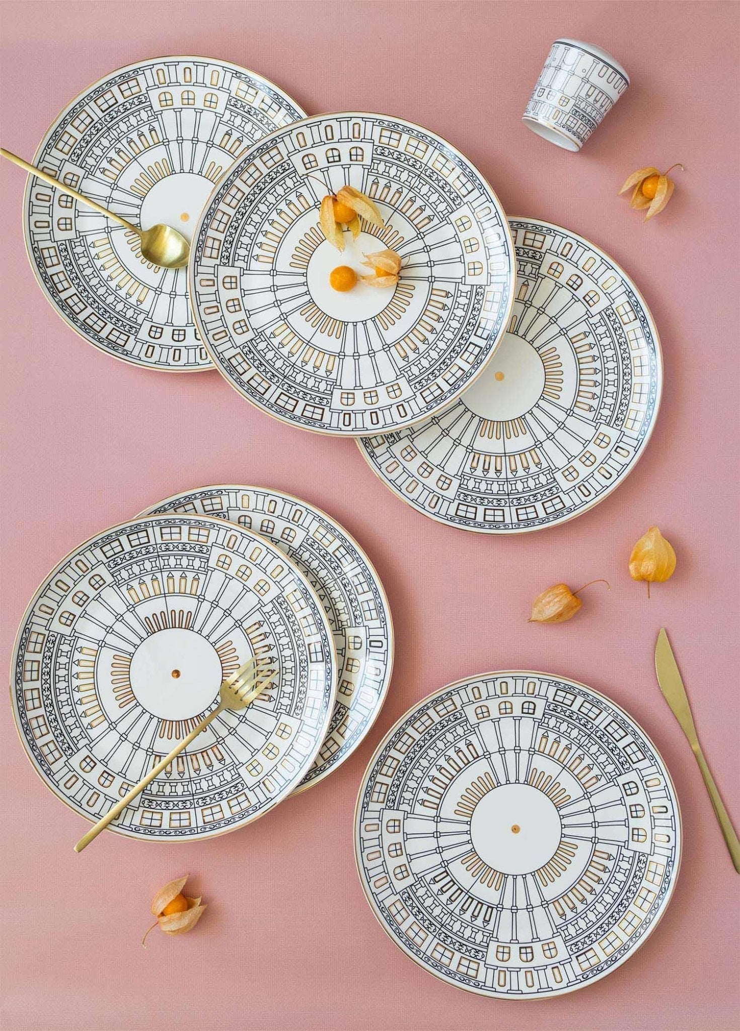 Citta Serving Plate for 6 People - Exporgin | Türkiye Comes to You