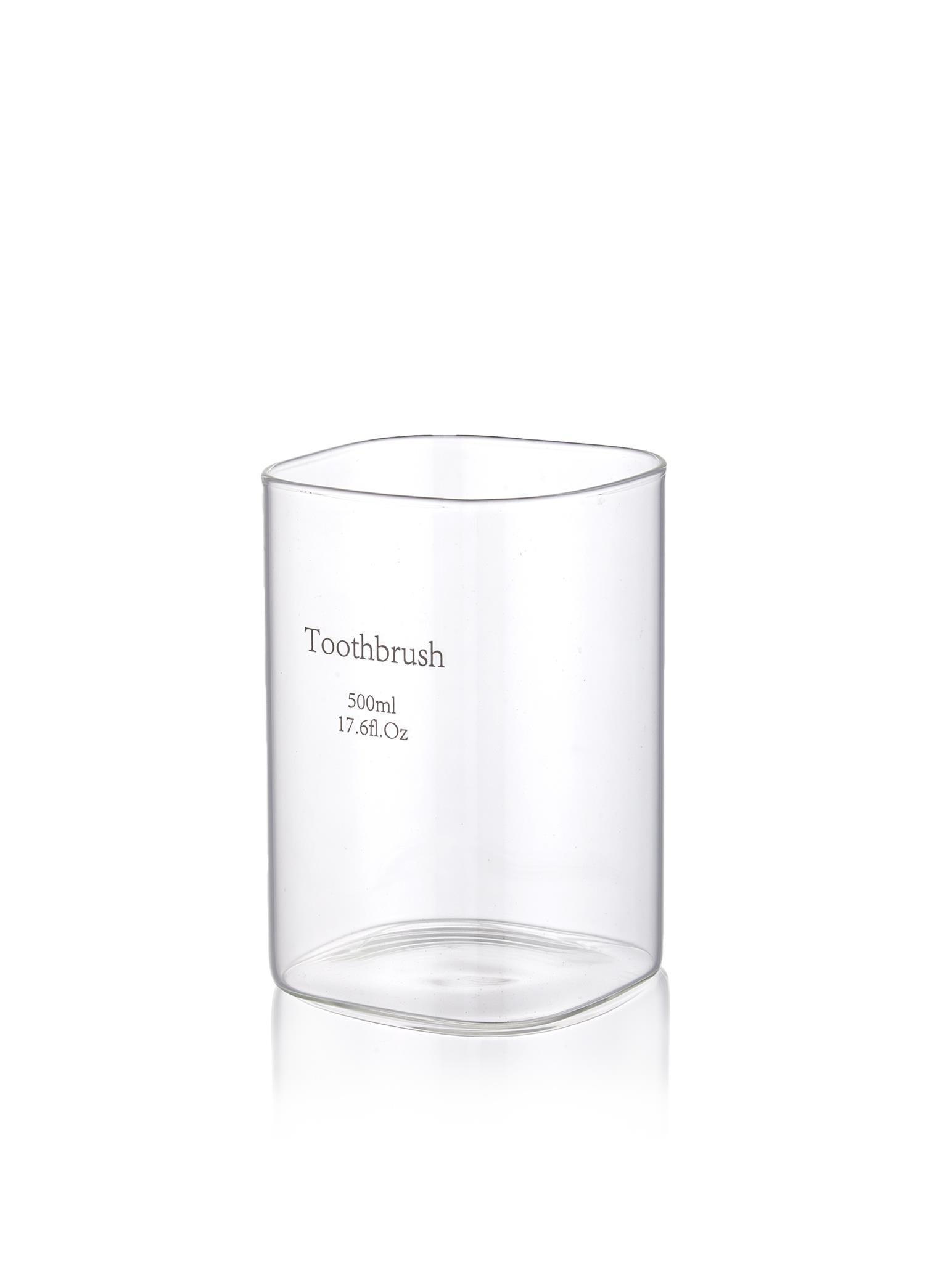 Clear Toothbrush Holder 8x11 cm