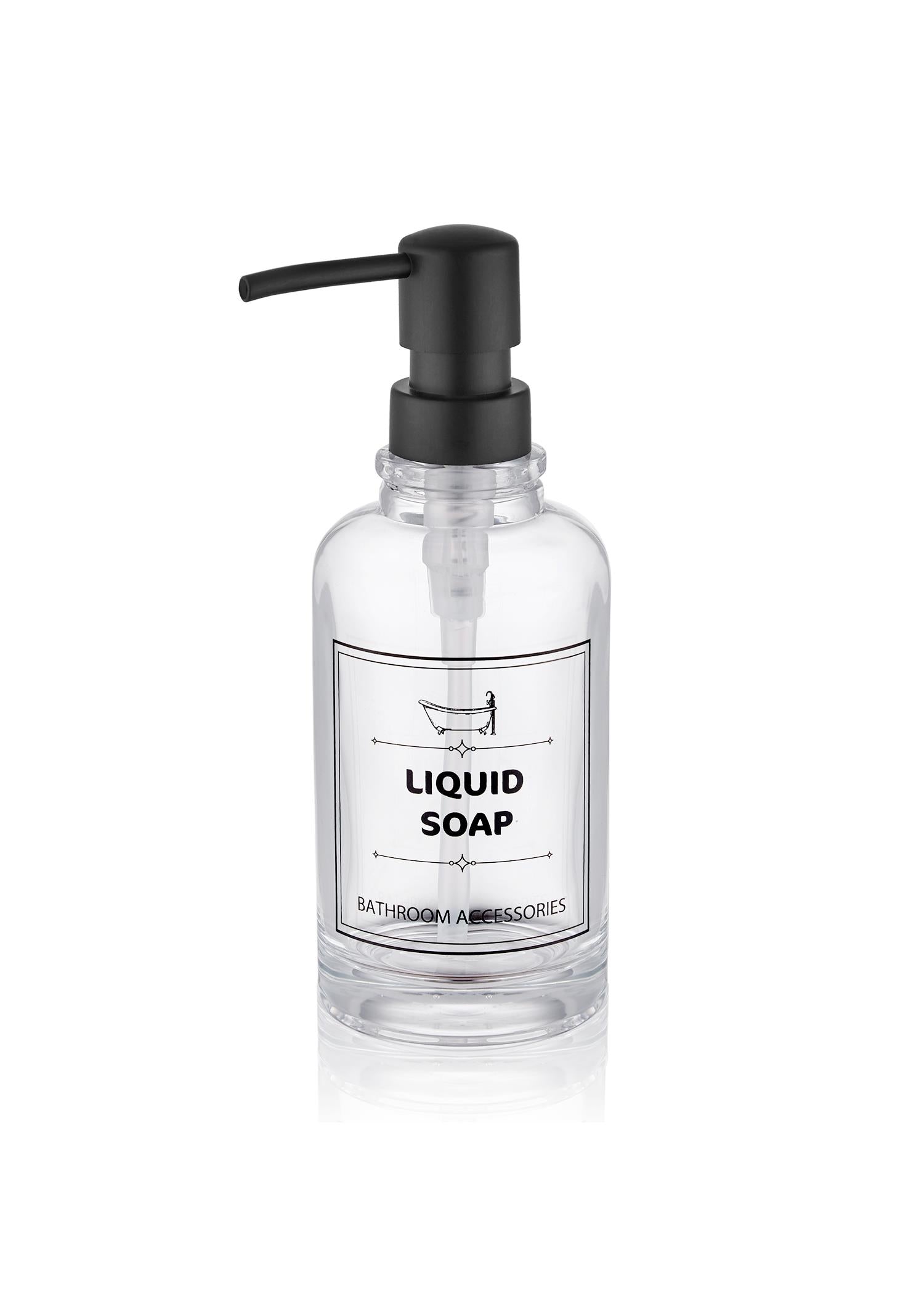 Clear Liquid Soap Dispenser 280 ml