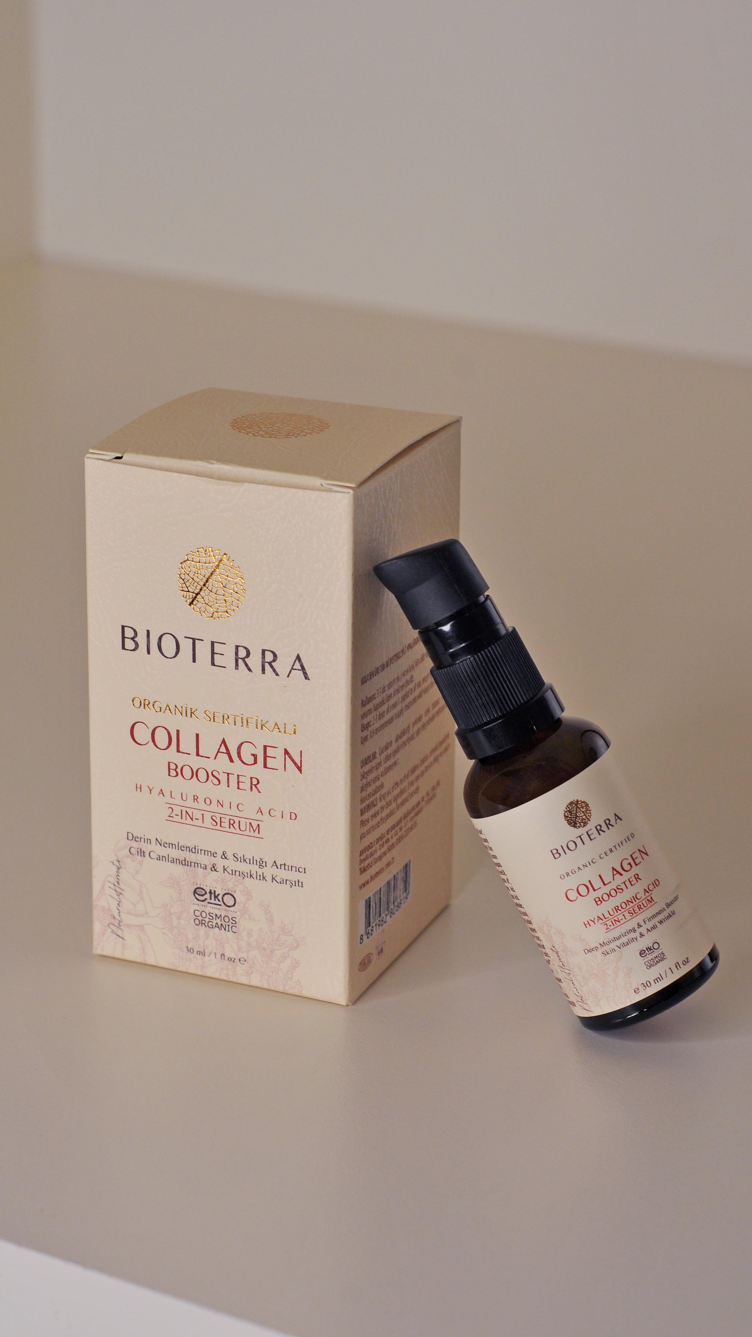 Bıoterra organischer Kollagen & Hyaluronsäure Serum 30 ml