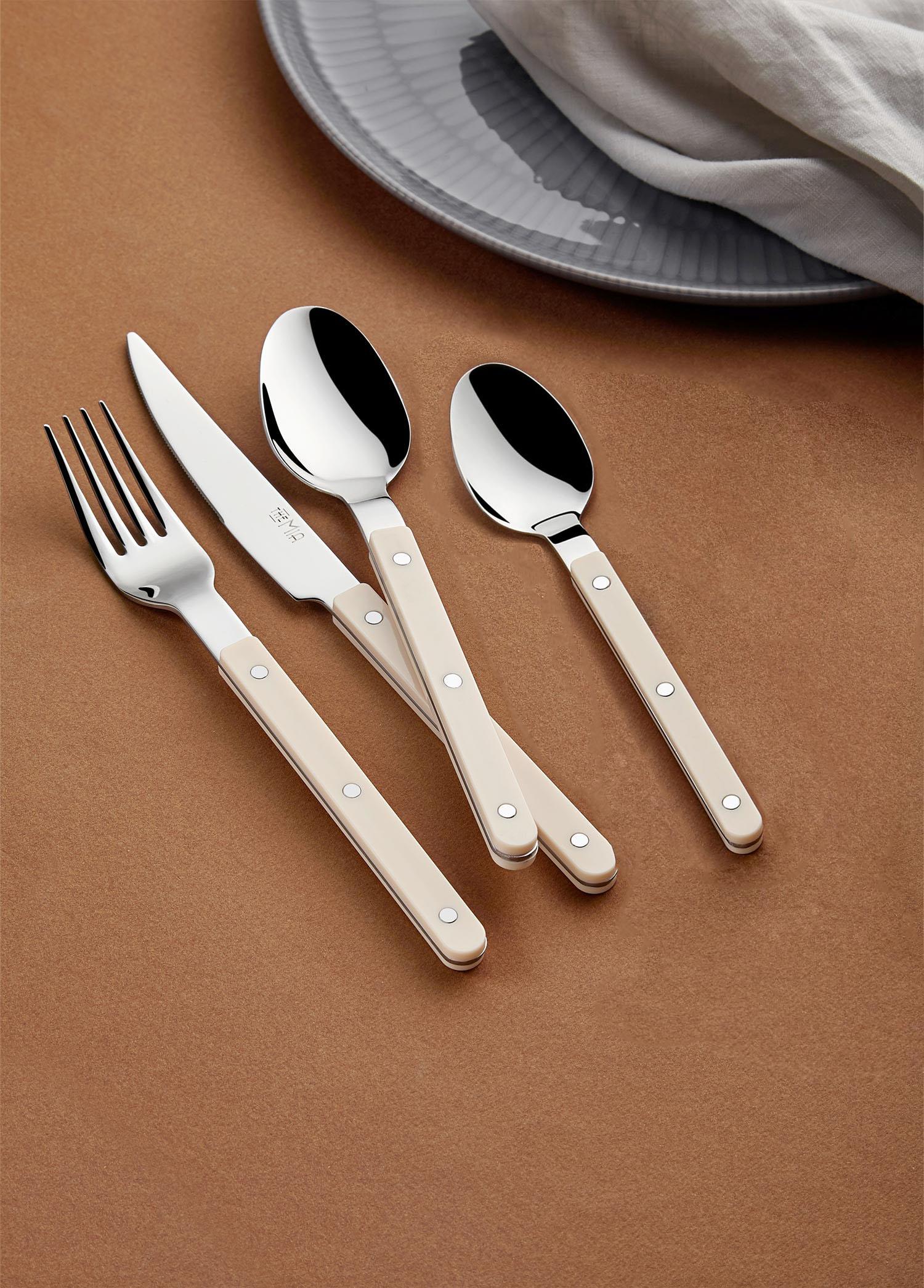 Comida Cutlery Set Beige 24 Pieces