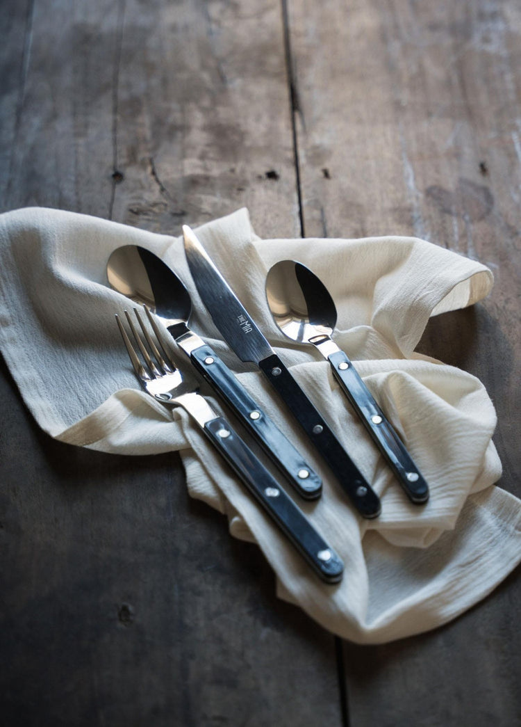 Comida Cutlery Set Black 36 Pieces - Exporgin - Global Shopping Site