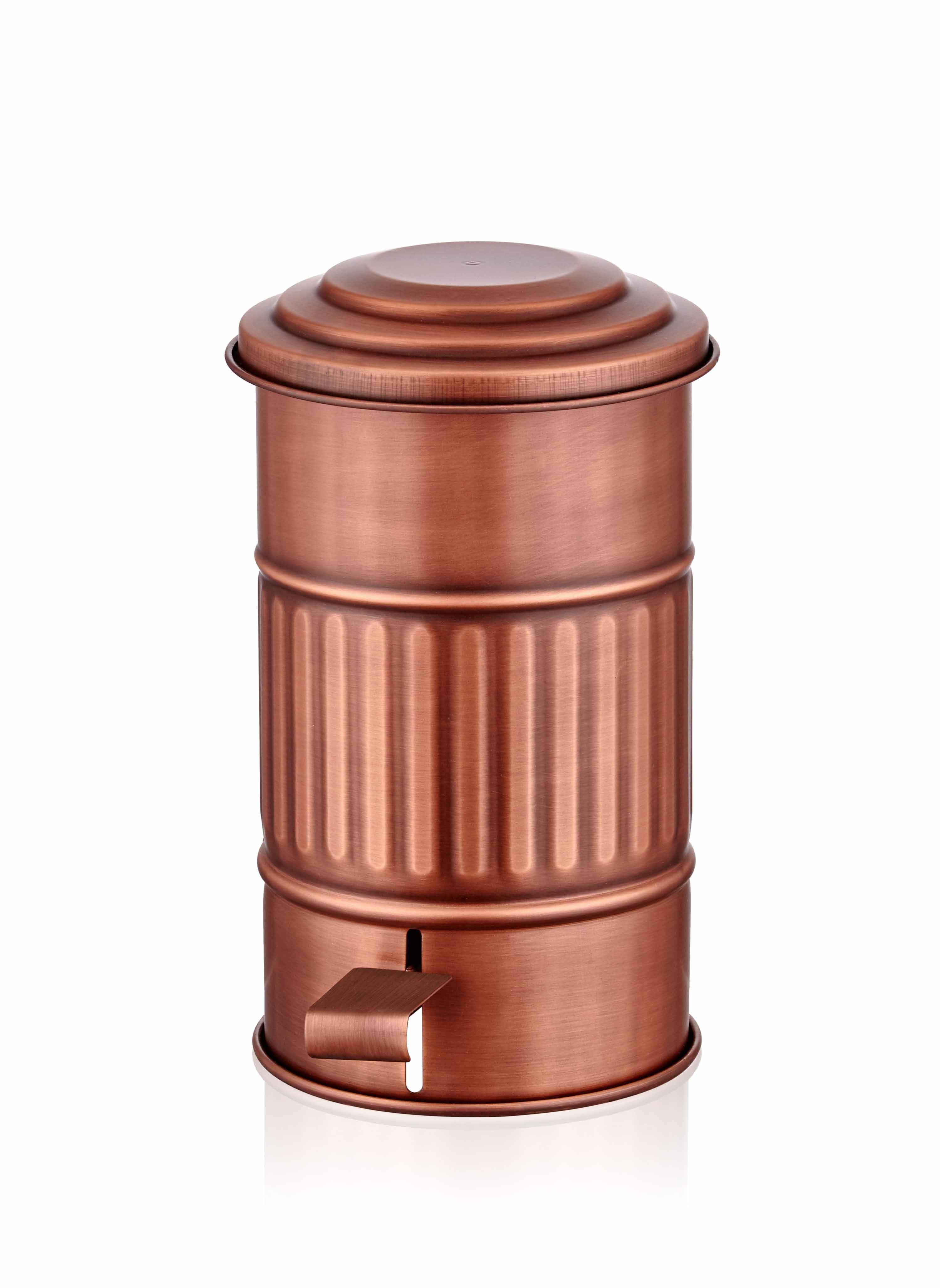 Trash Can Bathroom Copper Coating 5 Lt