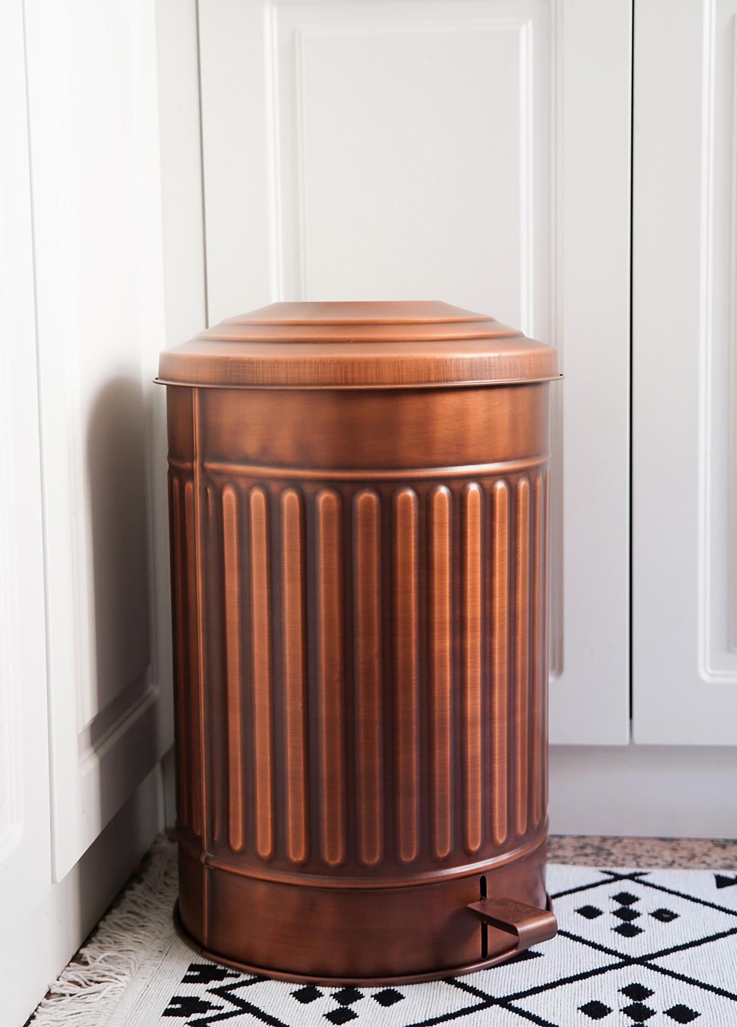 Trash Can Kitchen 37 Lt Copper Coated MGL0012