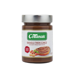 Çotanak – Cocoa Hazelnut Spread – 20% Hazelnut & Additive - Free – 350g (12.35oz) - Exporgin - Global Shopping Site