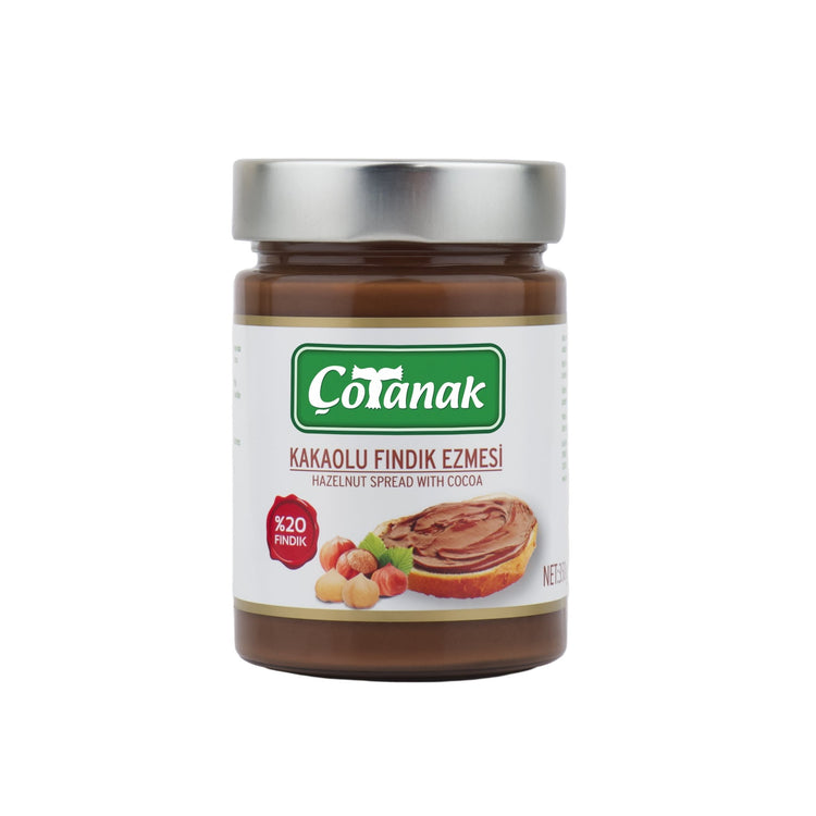 Çotanak – Cocoa Hazelnut Spread – 20% Hazelnut & Additive - Free – 350g (12.35oz) - Exporgin - Global Shopping Site