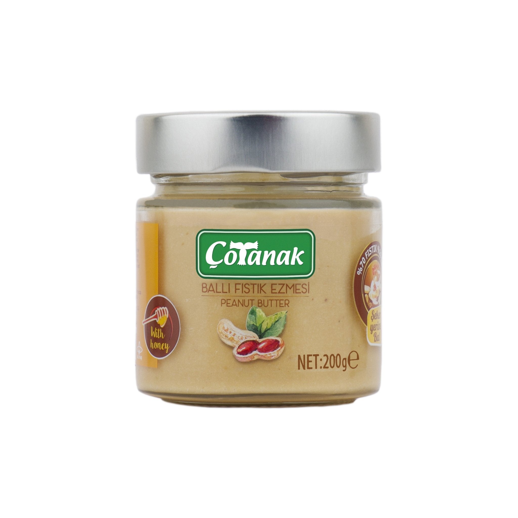 Çotanak Peanut Butter with Honey 200g (7 oz) - Exporgin - Global Shopping Site