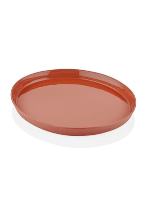 Cotta Limoges Serving Plate Terracotta 27 cm - Exporgin - Global Shopping Site