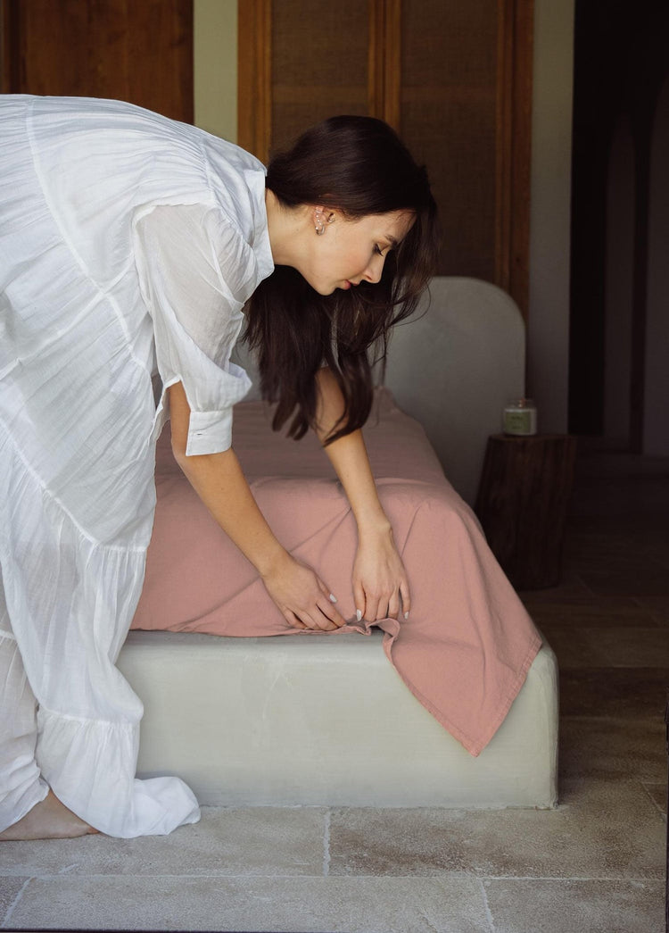 Cotta Terra Double Bed Sheet 260x240 Cm - Exporgin - Global Shopping Site