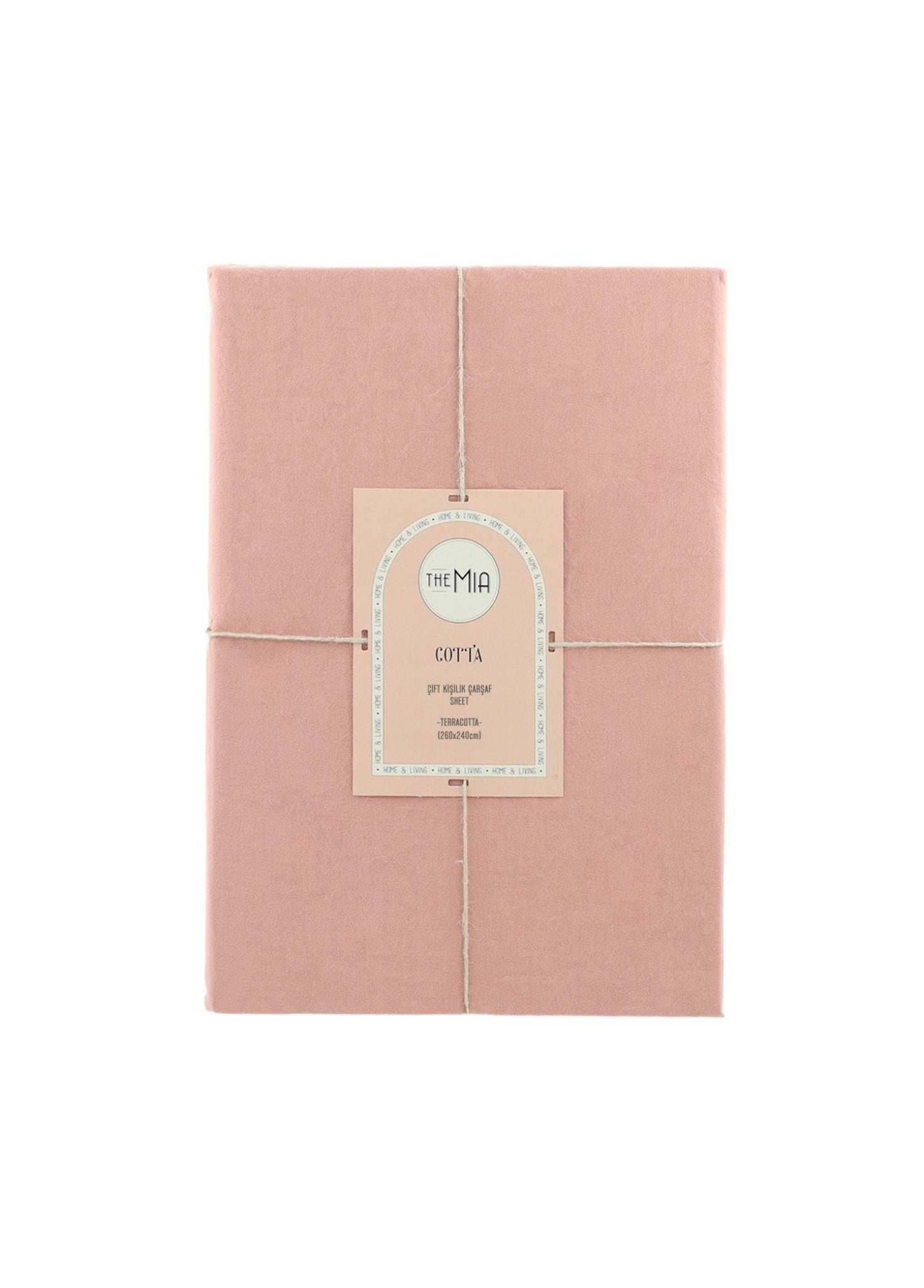 Cotta Terra Double Bed Sheet 260x240 Cm - Exporgin - Global Shopping Site