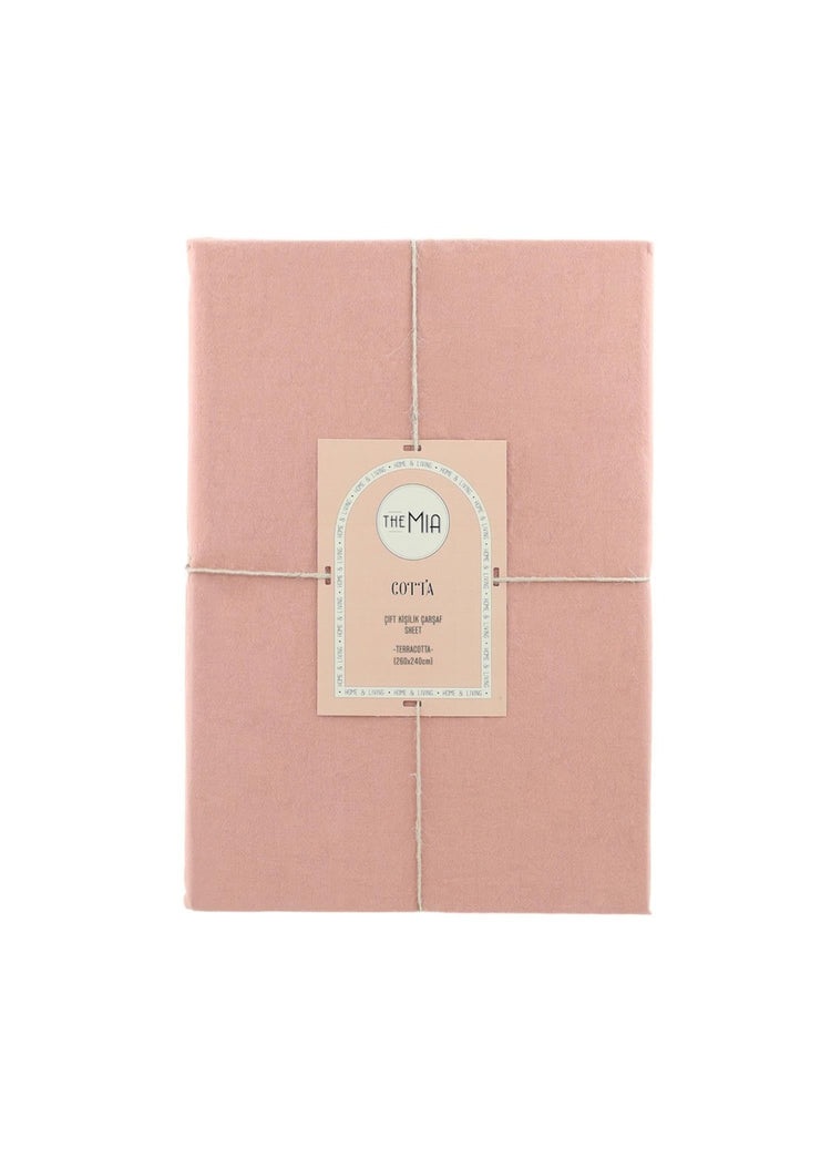 Cotta Terra Double Bed Sheet 260x240 Cm - Exporgin - Global Shopping Site